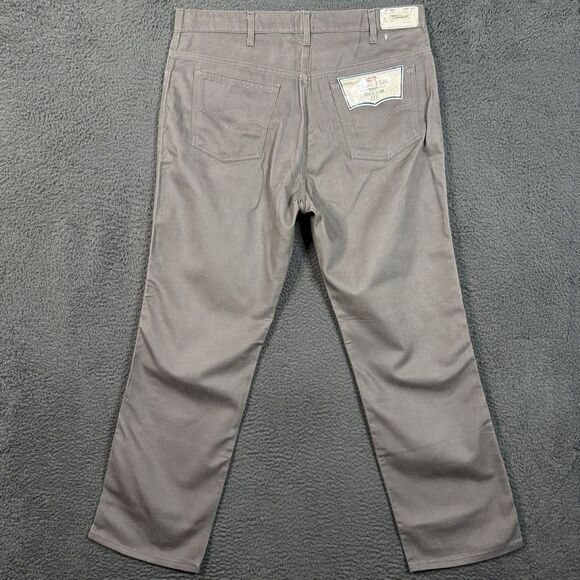 Vintage Levis 509 Jeans Mens 38x30 Gray Straight Leg Regular Fit Made USA 80s - Picture 6 of 16